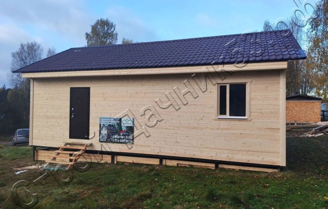 3 каркасный дом д–149, 10x7.5 м, 66 м², республика карелия, пряжинский район, посёлок матросы (5)